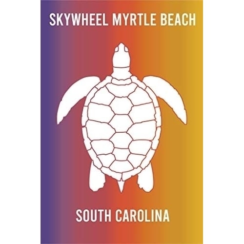 Skywheel Myrtle Beach South Carolina Souvenir 2x3 Inch Fridge Magnet Turtle Design Image 1