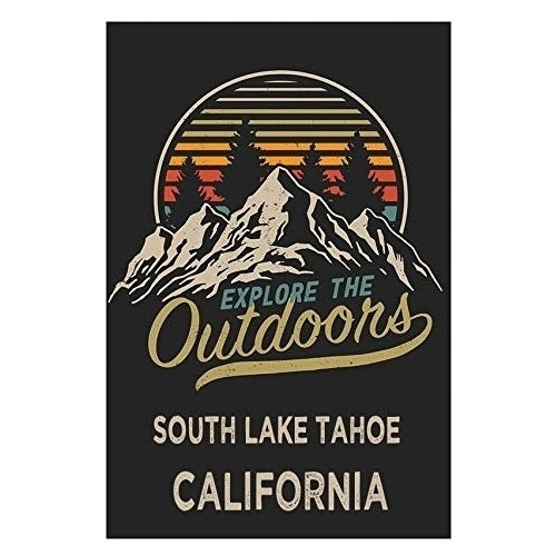 South Lake Tahoe California Souvenir 2x3-Inch Fridge Magnet Explore The Outdoors Image 1