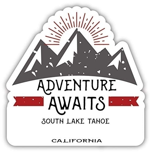 South Lake Tahoe California Souvenir 4 Inch Vinyl Decal Sticker Image 1