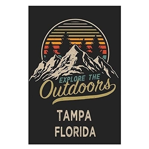 Tampa Florida Souvenir 2x3-Inch Fridge Magnet Explore The Outdoors Image 1