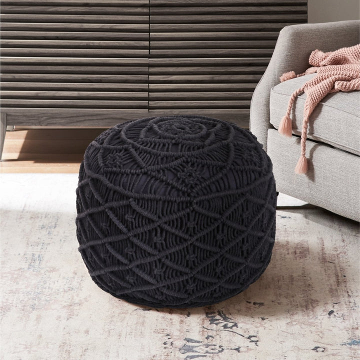 Kipton Cotton Yarn Pouf Image 1