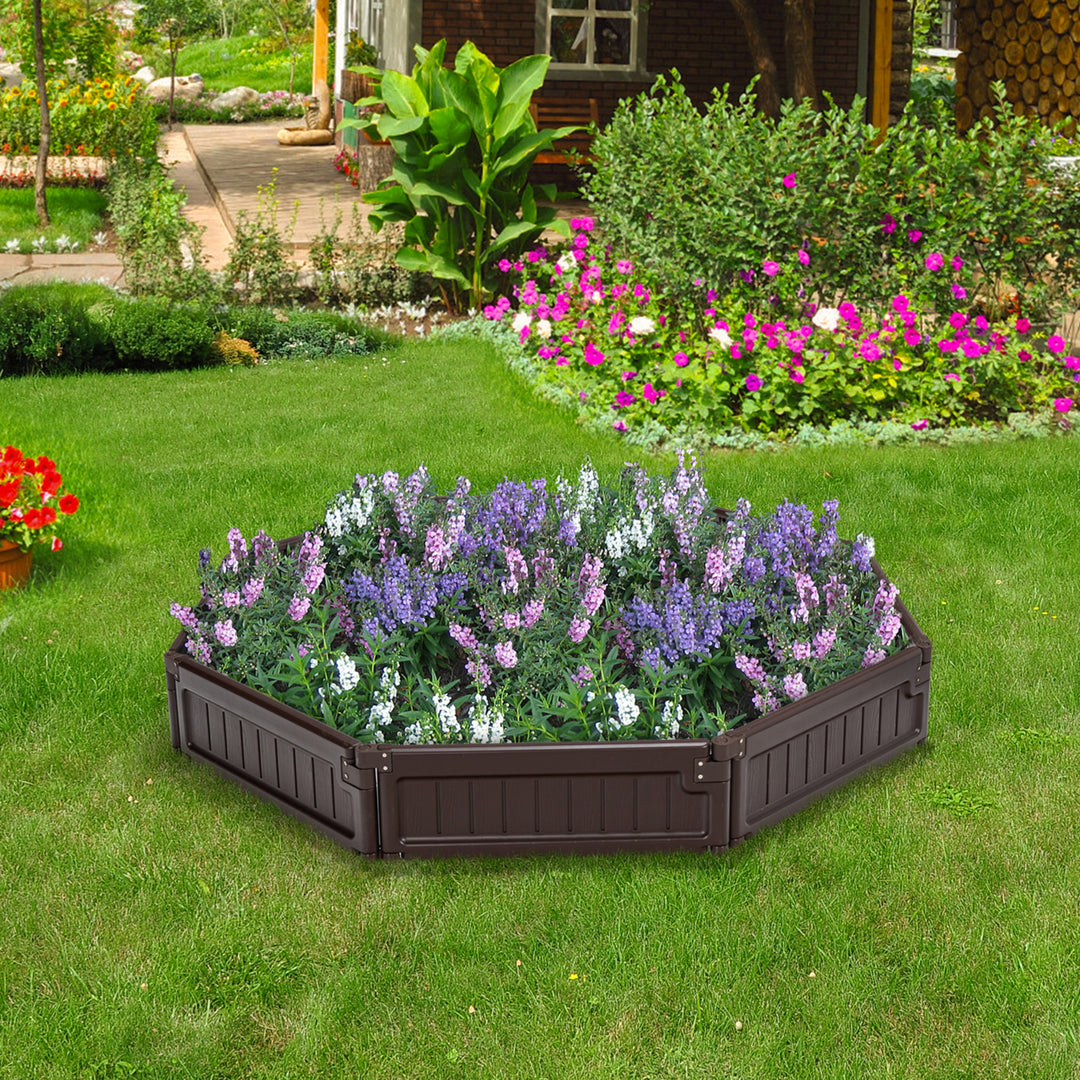 2PCS 4 x 4 ft Raised Garden Bed Set Planter Box for Vegetable Flower Gardening Image 4