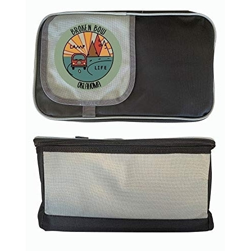 Broken Bow Oklahoma Camping Souvenir 9 Pack Cooler Image 1