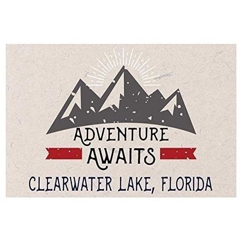 Clearwater Lake Florida Souvenir 2x3 Inch Fridge Magnet Adventure Awaits Design Image 1