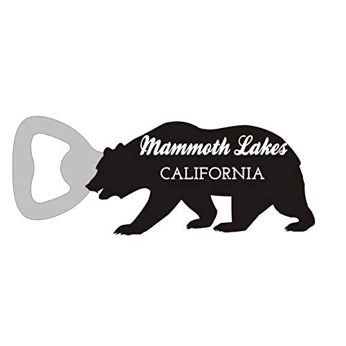 Mammoth Lakes California Camping Souvenir Bear Bottle Opener Image 1