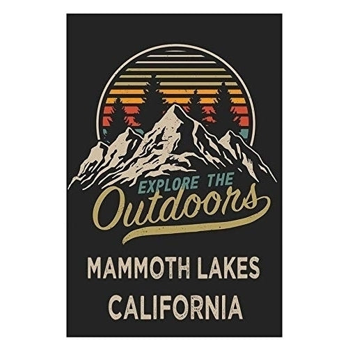 Mammoth Lakes California Souvenir 2x3-Inch Fridge Magnet Explore The Outdoors Image 1