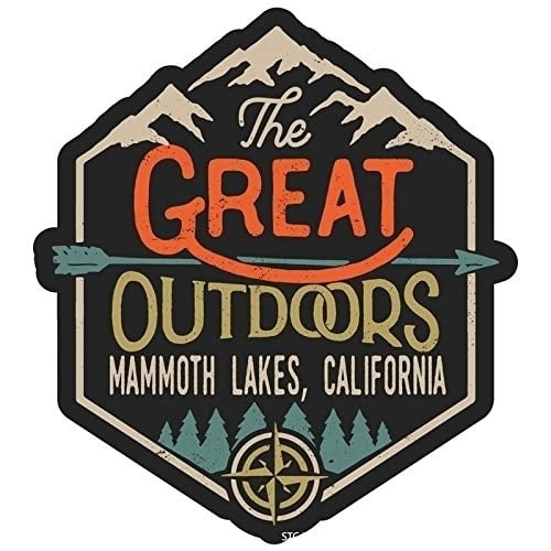 Mammoth Lakes California The Great Outdoors Design 4-Inch Fridge Magnet Image 1