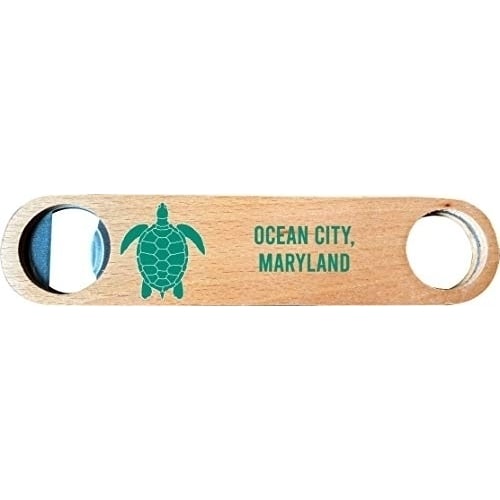 Ocean City, Maryland, Wooden Bottle Opener turtle design Image 1