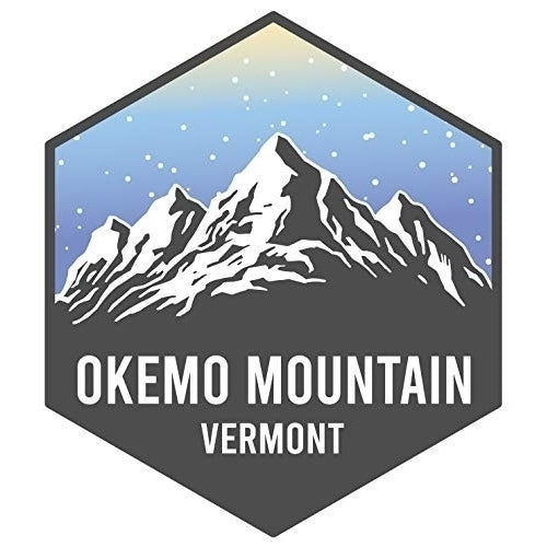 Okemo Mountain Vermont Ski Adventures Souvenir 4 Inch Vinyl Decal Sticker 4-Pack Image 1