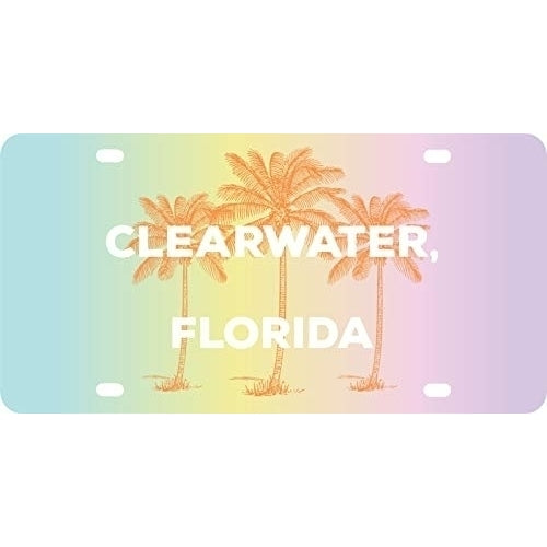 R and R Imports Clearwater Florida Souvenir Mini Metal License Plate 4.75 x 2.25 inch Image 1