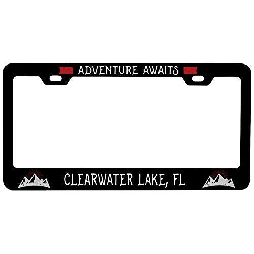 R and R Imports Clearwater Lake Florida Vanity Metal License Plate Frame Image 1