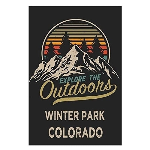 Winter Park Colorado Souvenir 2x3-Inch Fridge Magnet Explore The Outdoors Image 1