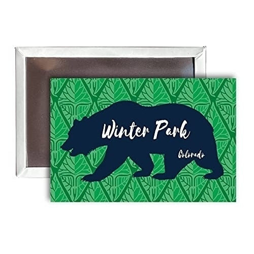 Winter Park Colorado Souvenir 2x3-Inch Fridge Magnet Bear Design Image 1