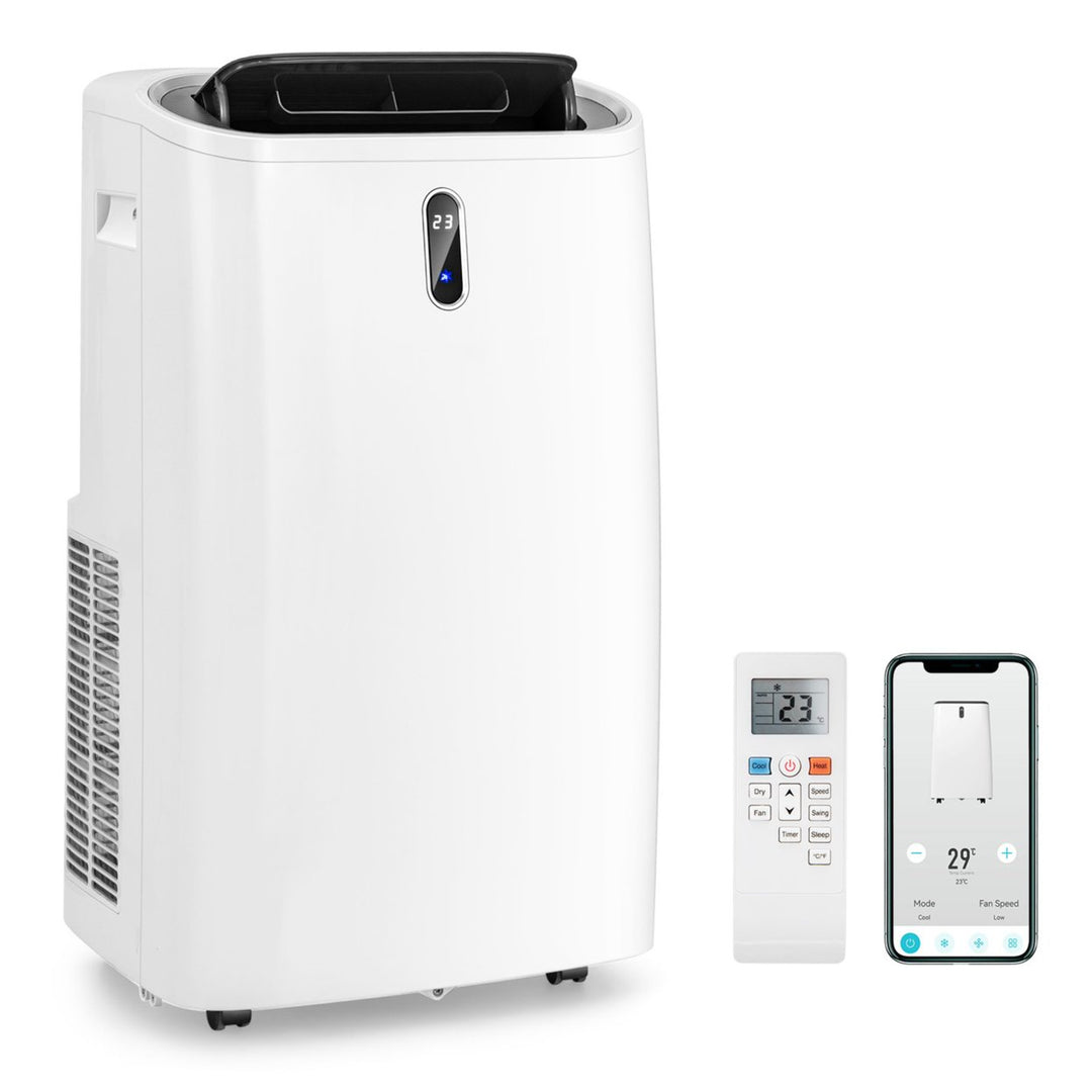 12000 BTU ASHRAE Portable Air Conditioner Controlled by WiFi Smart App and Remote Image 1