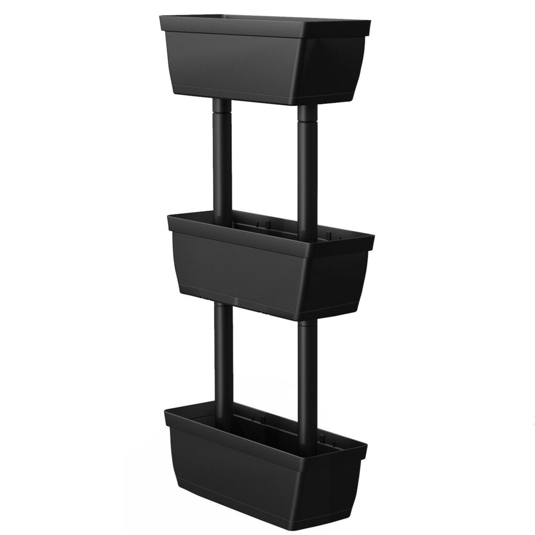 3-Tier Raised Garden Bed Vertical Freestanding Flower Pot Stand Planter Boxes Image 9