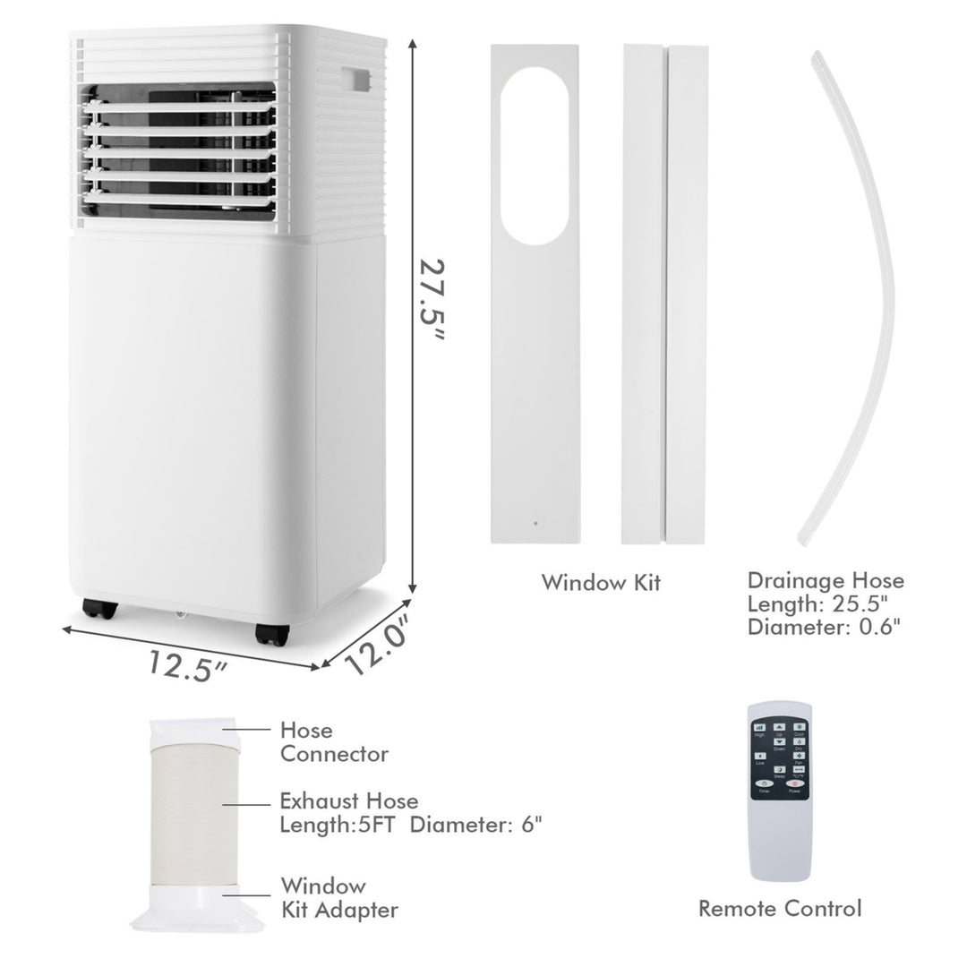 3 in 1 Portable Air Conditioner AC Unit Air Cooler 8000BTU ASHRAE 230 sq.ft Image 2