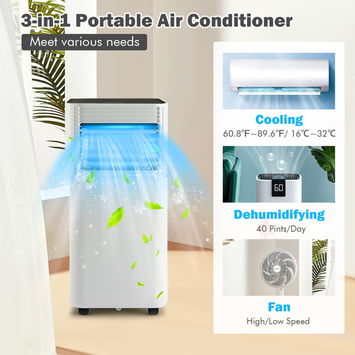 3 in 1 Portable Air Conditioner AC Unit Air Cooler 8000BTU ASHRAE 230 sq.ft Image 9