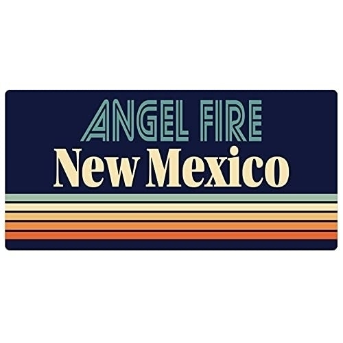 Angel Fire  Mexico 5 x 2.5-Inch Fridge Magnet Retro Design Image 1