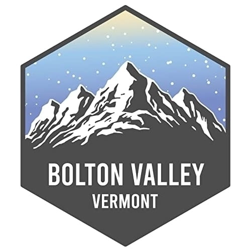 Bolton Valley Vermont Ski Snowboard Adventures Souvenir 4 Inch Fridge Magnet Mountain Design Image 1