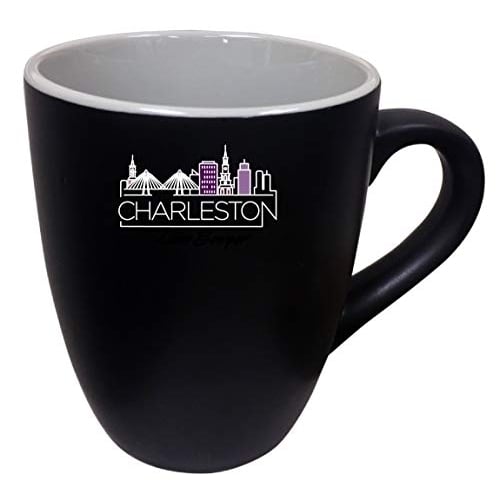 Charleston South Carolina City Stylish Trendy Souvenir Two Tone Ceramic Mug 2-Pack Image 1