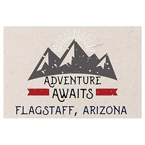 Flagstaff Arizona Souvenir 2x3 Inch Fridge Magnet Adventure Awaits Design Image 1