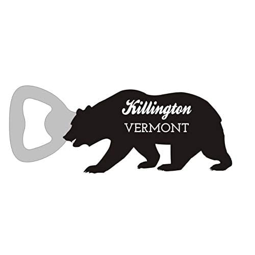 Killington Vermont Camping Souvenir Bear Bottle Opener Image 1