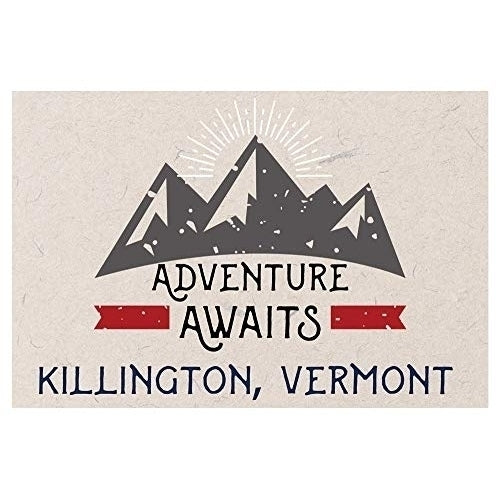 Killington Vermont Souvenir 2x3 Inch Fridge Magnet Adventure Awaits Design Image 1