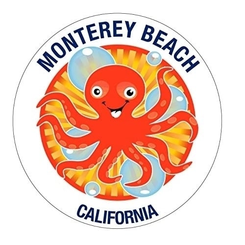 Montego Bay Jamaica Souvenir 4 Inch Vinyl Decal Sticker Octopus Design Image 1