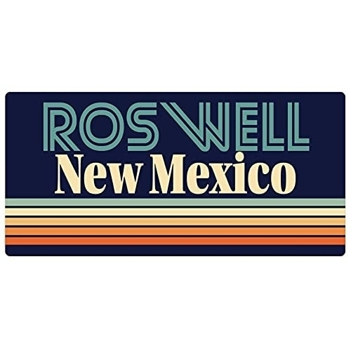 Roswell  Mexico 5 x 2.5-Inch Fridge Magnet Retro Design Image 1