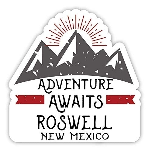 Roswell  Mexico Souvenir 4-Inch Fridge Magnet Adventure Awaits Design Image 1