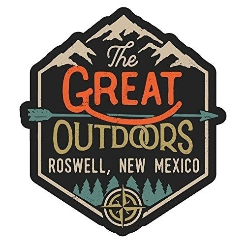 Roswell  Mexico The Great Outdoors Design 4-Inch Fridge Magnet Image 1