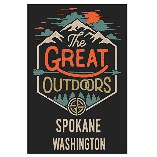 Spokane Washington Souvenir 2x3-Inch Fridge Magnet The Great Outdoors Image 1