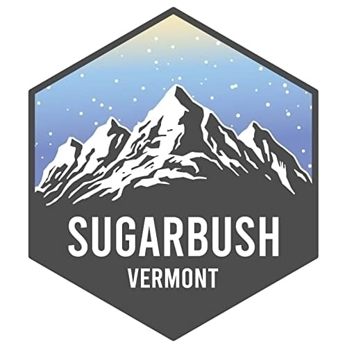 Sugarbush Vermont Ski Snowboard Adventures Souvenir 4 Inch Fridge Magnet Mountain Design Image 1