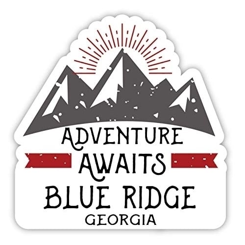 Blue Ridge Georgia Souvenir 2-Inch Vinyl Decal Sticker Adventure Awaits Design Image 1