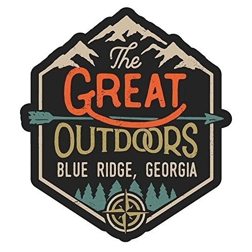Blue Ridge Georgia The Great Outdoors Design 4-Inch Fridge Magnet Image 1