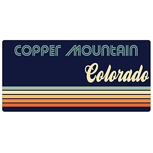 Copper Mountain Colorado 5 x 2.5-Inch Fridge Magnet Retro Design Image 1