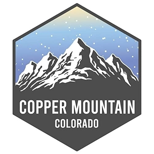 Copper Mountain Colorado Ski Snowboard Adventures Souvenir 4 Inch Fridge Magnet Mountain Design Image 1