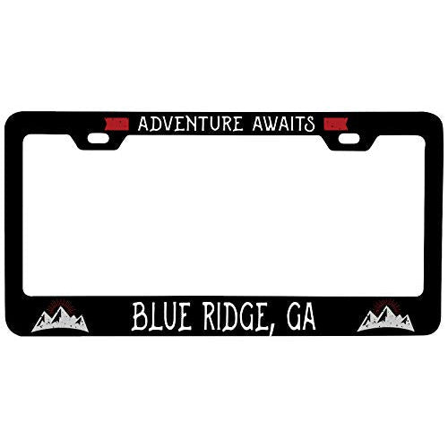 R and R Imports Blue Ridge Georgia Vanity Metal License Plate Frame Image 1