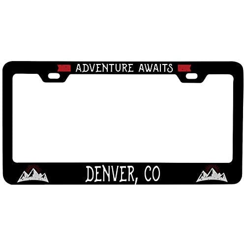 R and R Imports Denver Colorado Vanity Metal License Plate Frame Image 1