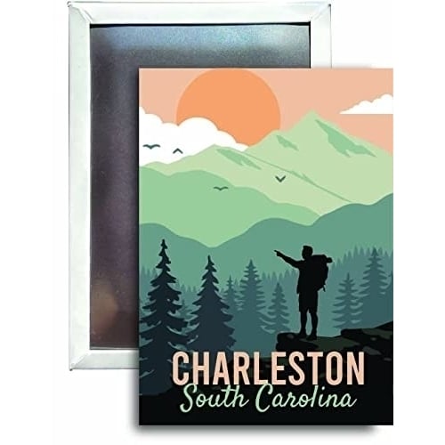 R and R Imports Charleston South Carolina Refrigerator Magnet 2.5"X3.5" Approximately Hike Destination Image 1