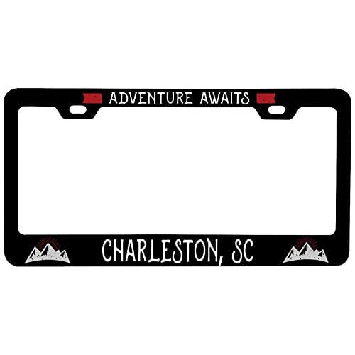 R and R Imports Charleston South Carolina Vanity Metal License Plate Frame Image 1