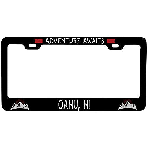 R and R Imports Oahu Hawaii Vanity Metal License Plate Frame Image 1