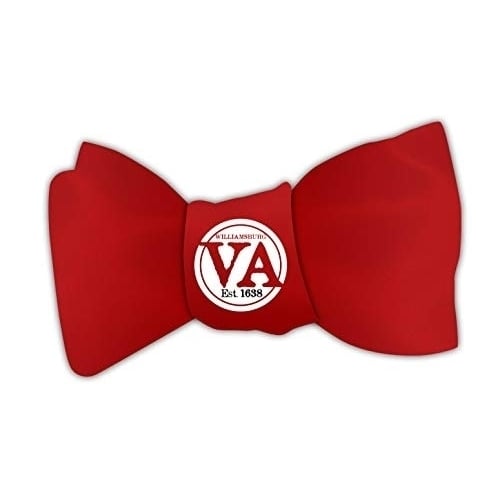 Williamsburg Virginia Historic Town Souvenir 4" x 6.4" Bow Tie Decal Image 1