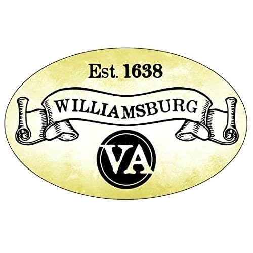 Williamsburg Virginia Historic Town Souvenir Oval Decal Image 1