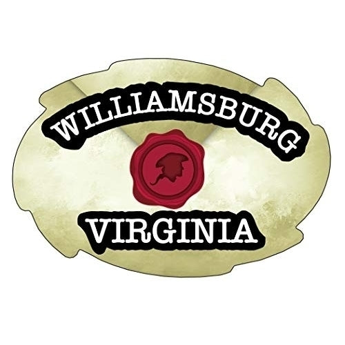 R and R Imports Williamsburg Virginia Historic Town Souvenir Swirl Magnet Image 1