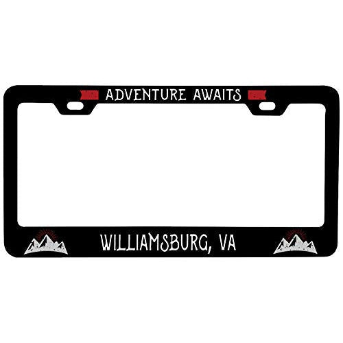 R and R Imports Williamsburg Virginia Vanity Metal License Plate Frame Image 1