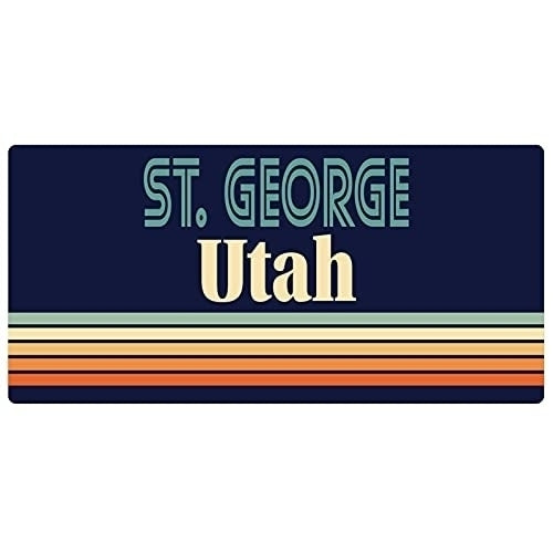 St. George Utah 5 x 2.5-Inch Fridge Magnet Retro Design Image 1