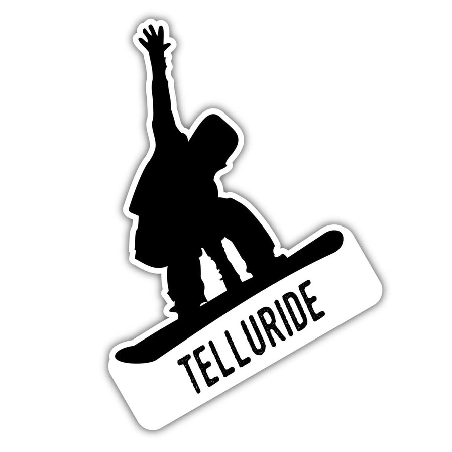 Telluride Colorado Ski Adventures Souvenir Approximately 5 x 2.5-Inch Vinyl Decal Sticker Goggle Design Image 1