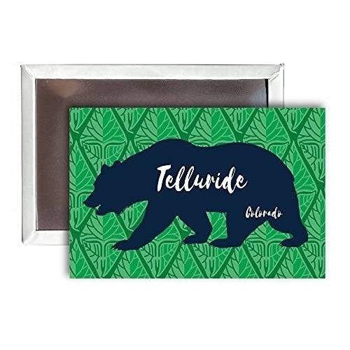 Telluride Colorado Souvenir 2x3-Inch Fridge Magnet Bear Design Image 1