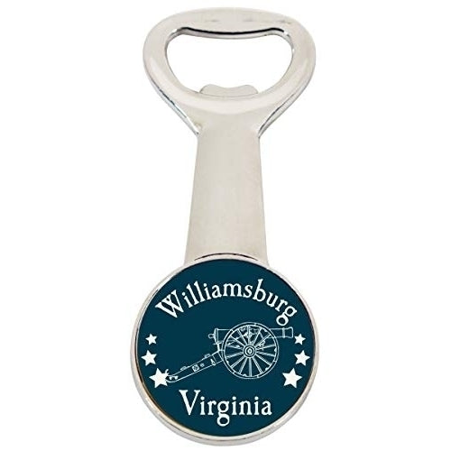 Williamsburg Virginia Historic Town Souvenir Magnetic Bottle Opener Image 1